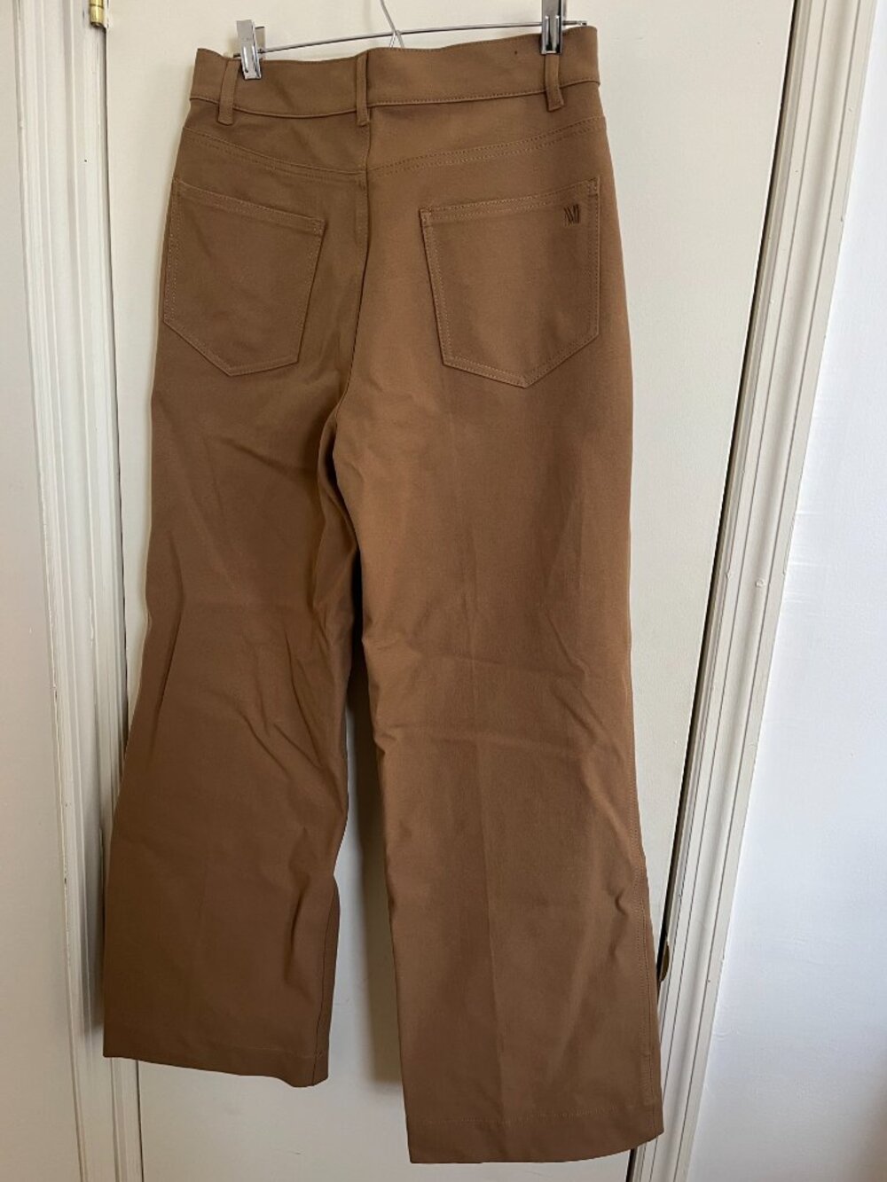 MM LaFleur Milo Wide-Leg Jean in Saddle, High-Waisted Pants, Size 4 - Picture 4 of 6